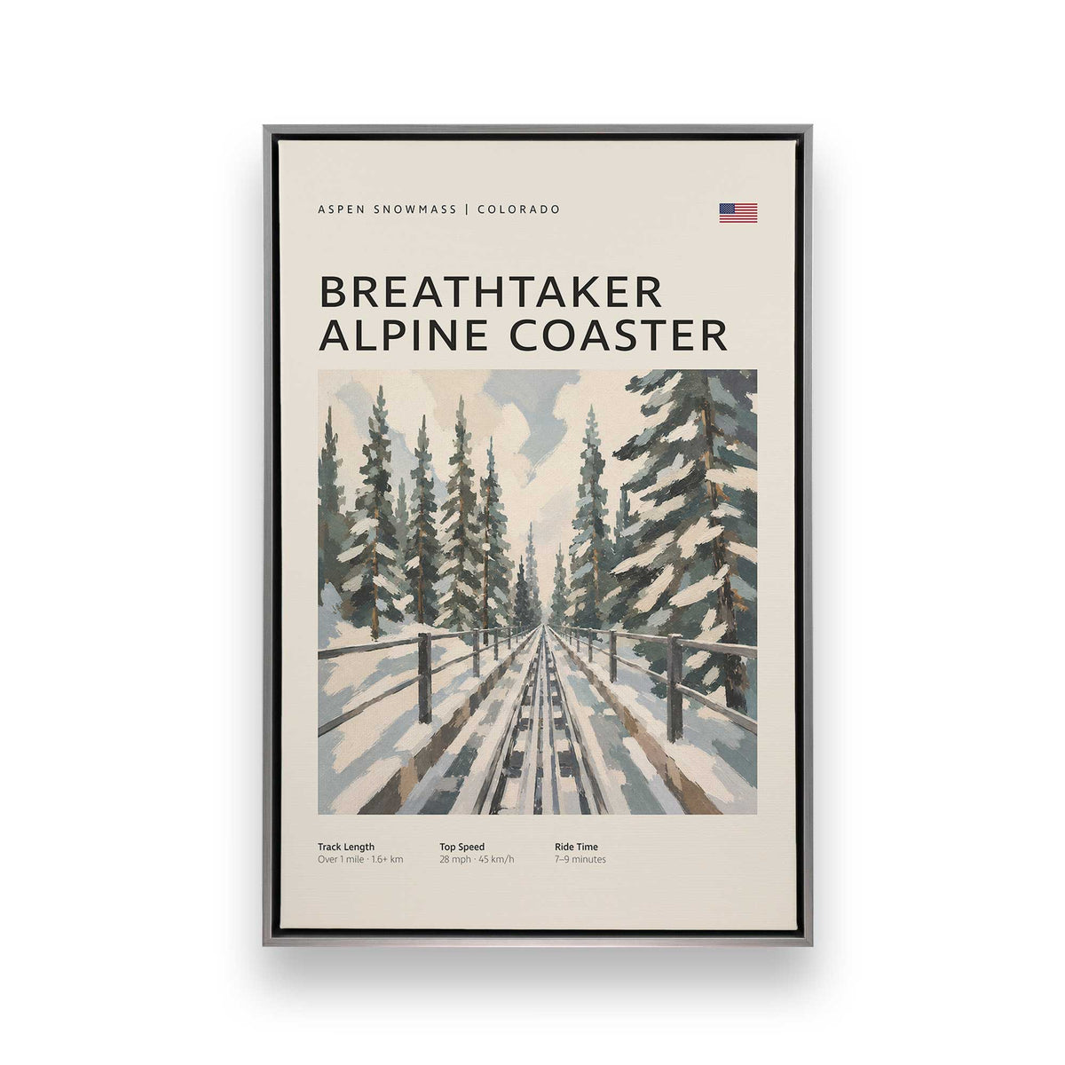 [Color:Polished Chrome], Picture of art in a Polished Chrome frame