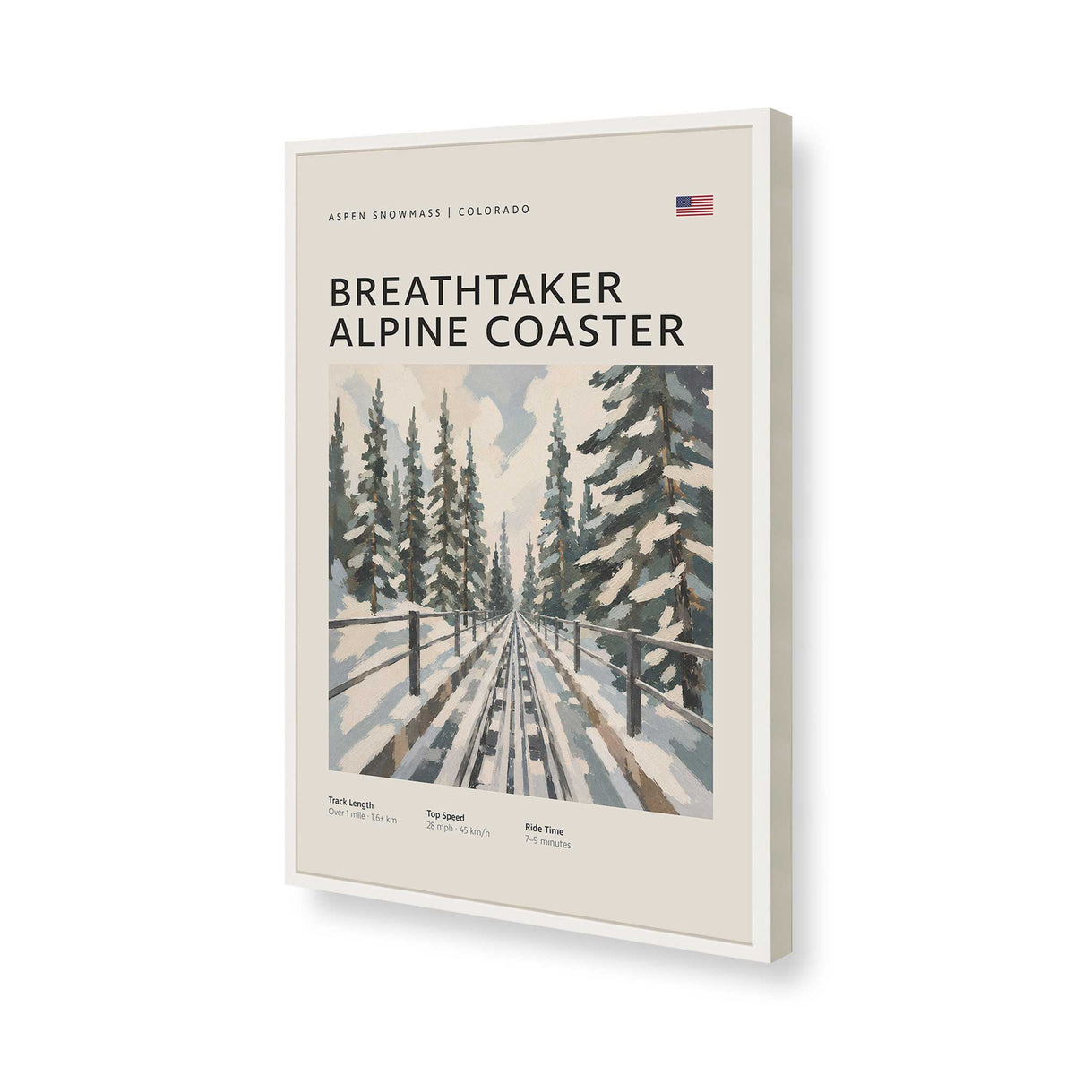 [Color:Opaque White], Picture of art in a Opaque White frame of the corner