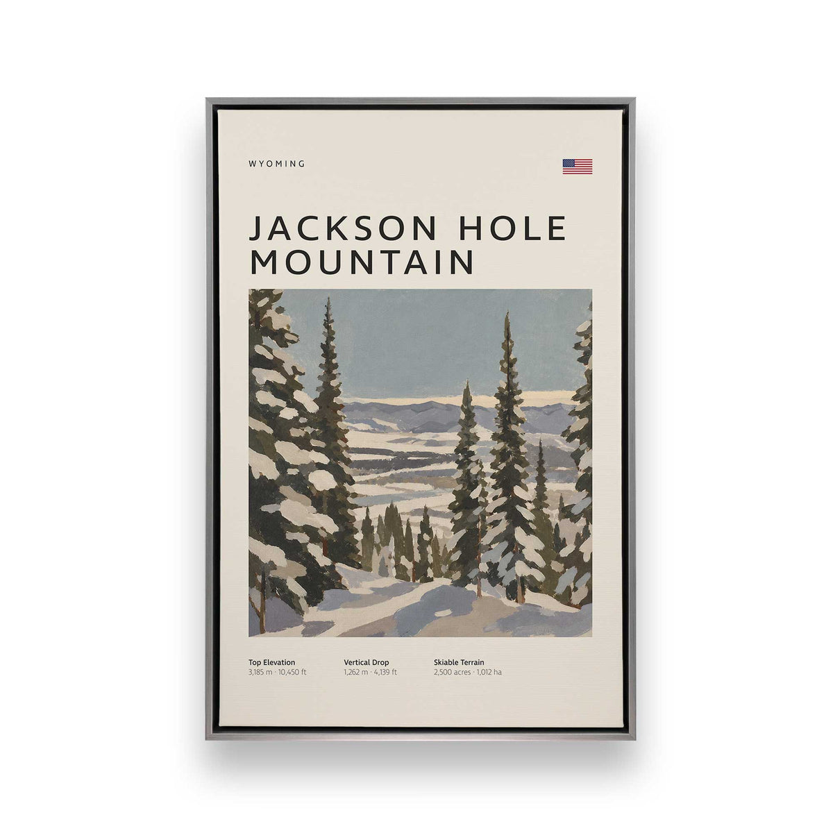 [Color:Polished Chrome], Picture of art in a Polished Chrome frame