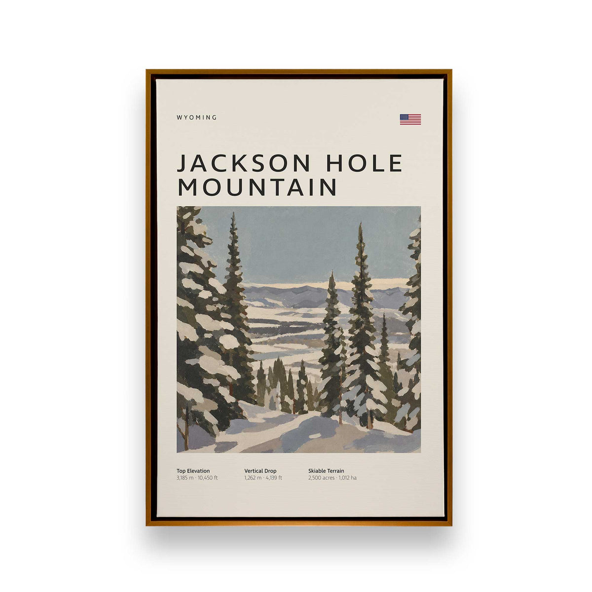[Color:Polished Gold], Picture of art in a Polished Gold frame