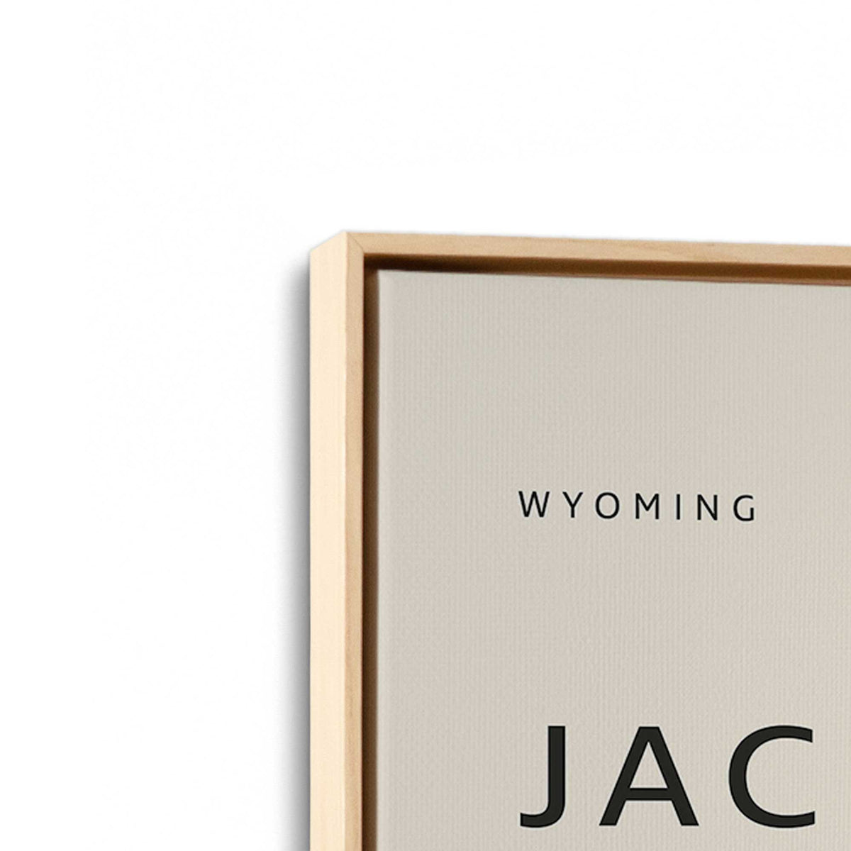 [Color:American Maple], Picture of art in a American Maple frame at an angle