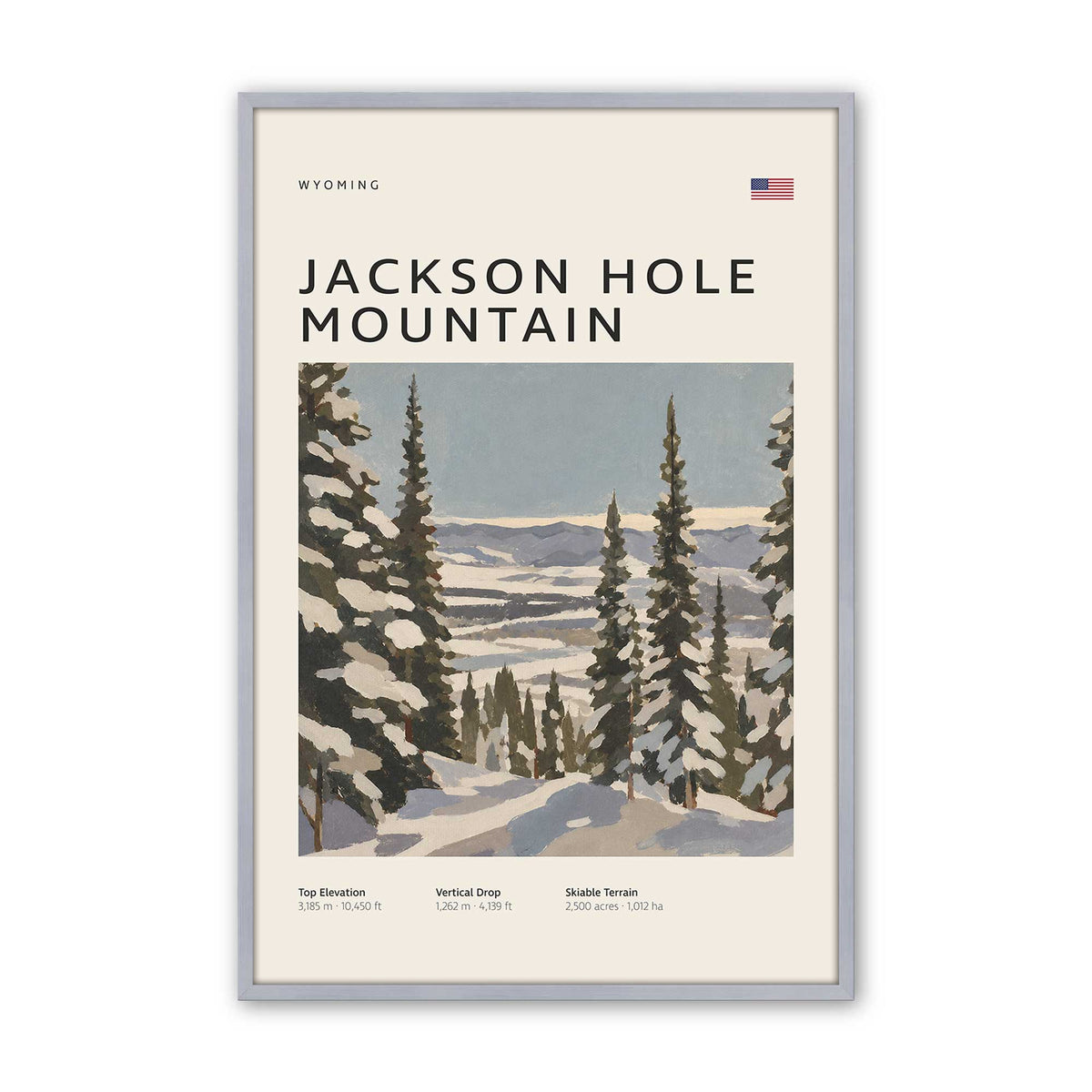 [Color:Polished Chrome], Picture of art in a Polished Chrome frame