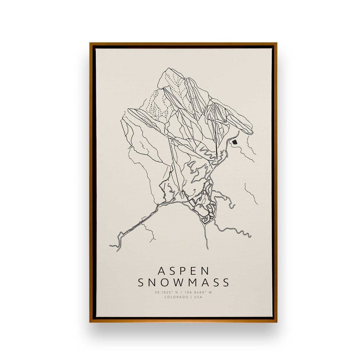 [Color:Polished Gold], Picture of art in a Polished Gold frame