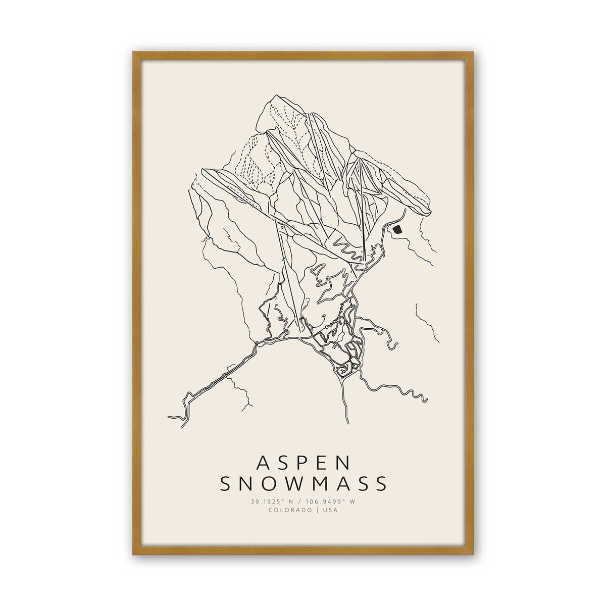 [Color:Polished Gold], Picture of art in a Polished Gold frame