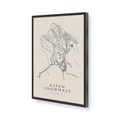[Color:Satin Black], Picture of art in a Satin Black frame of the corner