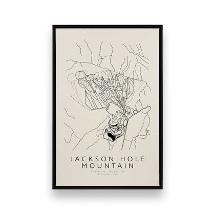 [Color:Satin Black], Picture of art in a Satin Black frame