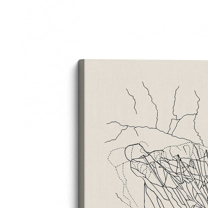 [Color:Stretched Canvas], Picture of the corner of the art