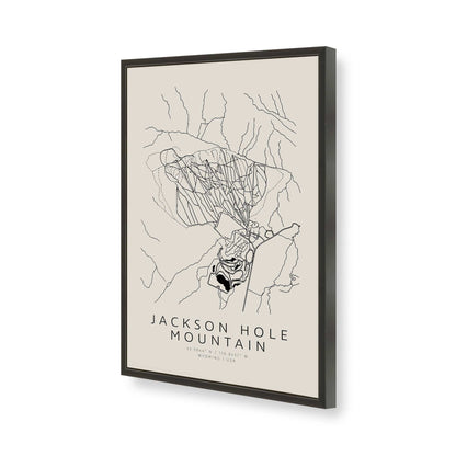 [Color:Satin Black], Picture of art in a Satin Black frame of the corner