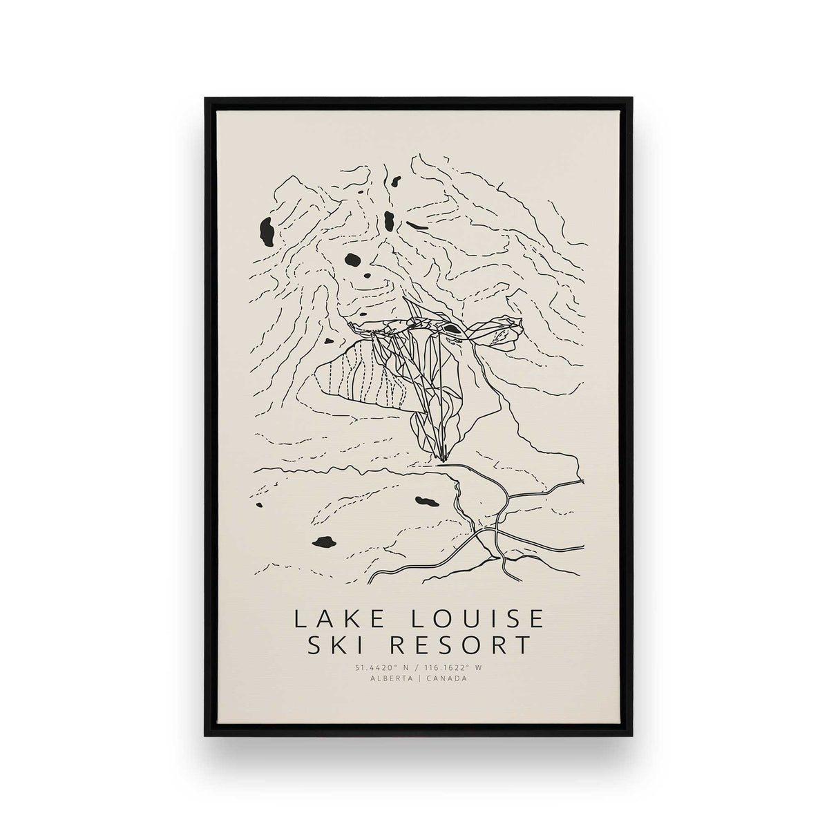 [Color:Satin Black], Picture of art in a Satin Black frame
