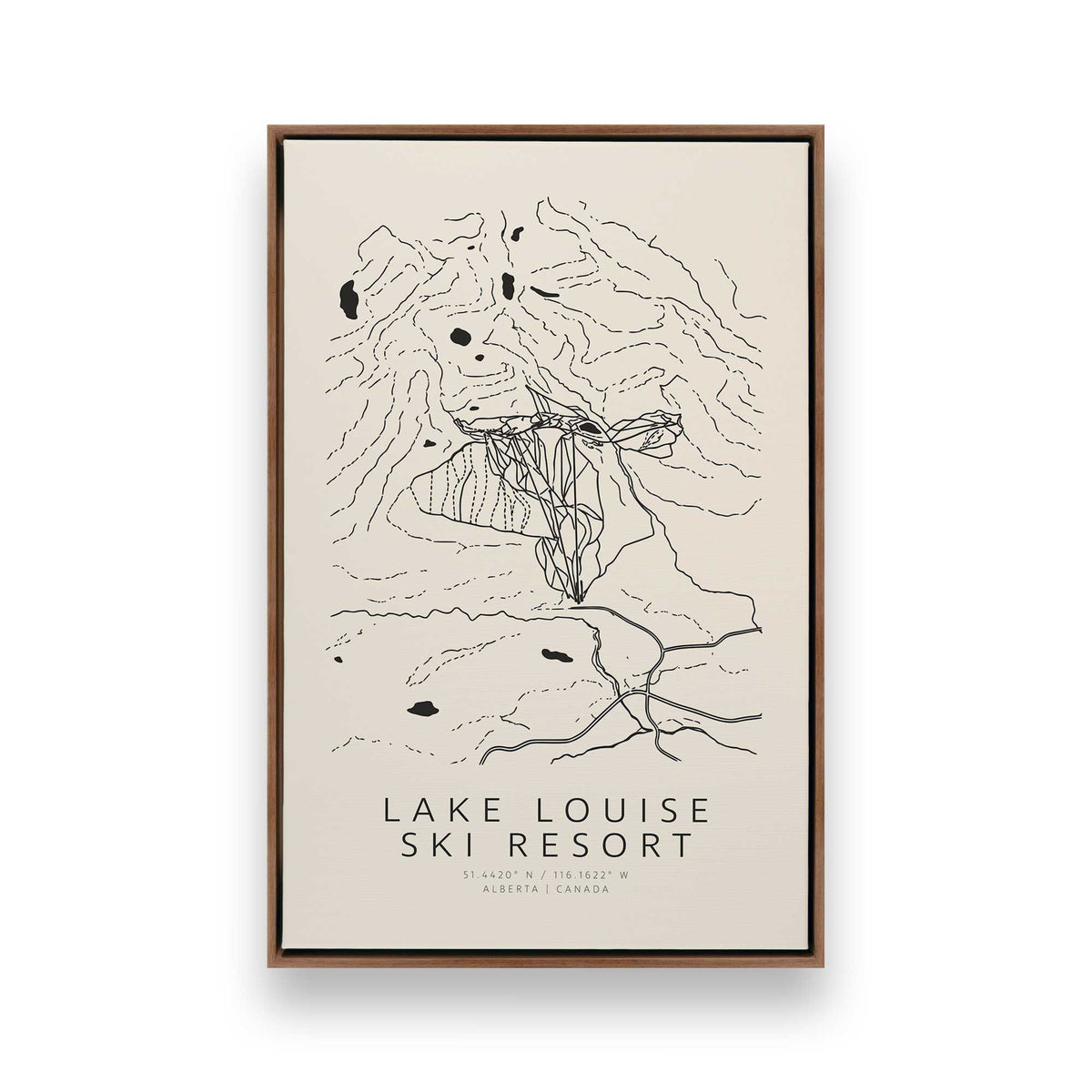 [Color:Walnut], Picture of art in a Walnut frame