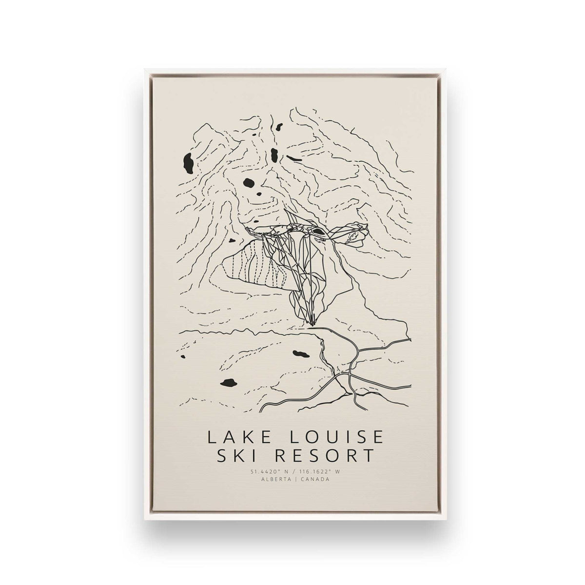 [Color:Opaque White], Picture of art in a White frame