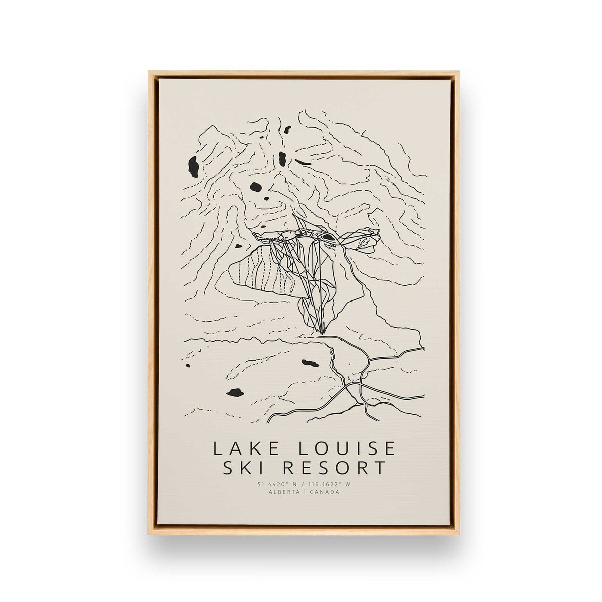 [Color:American Maple], Picture of art in a American Maple frame