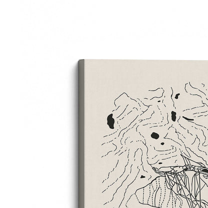 [Color:Stretched Canvas], Picture of the corner of the art