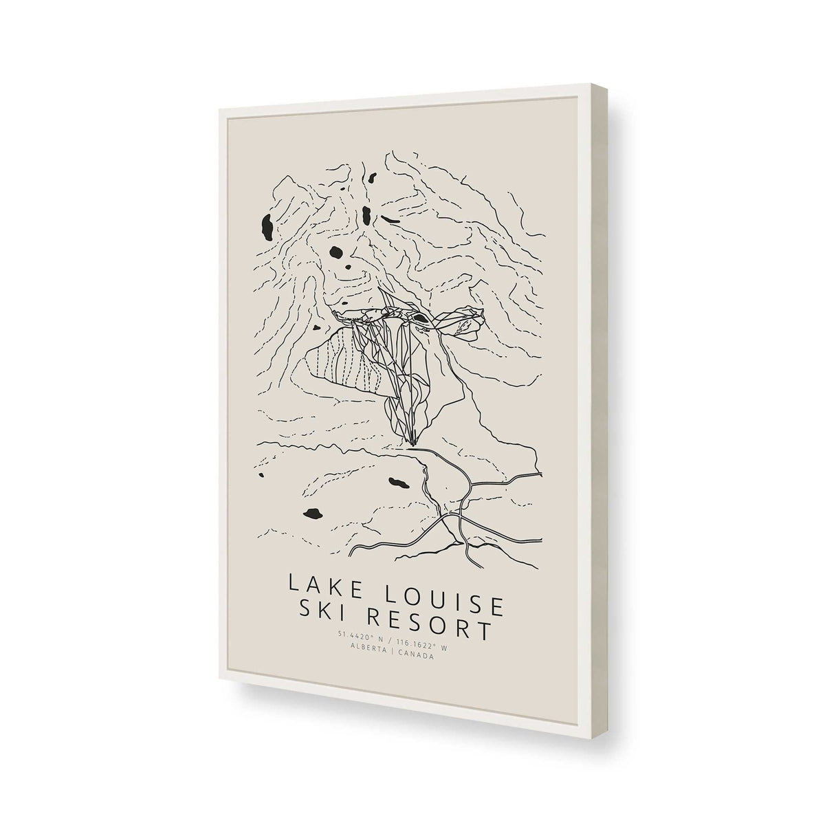 [Color:Opaque White], Picture of art in a Opaque White frame of the corner