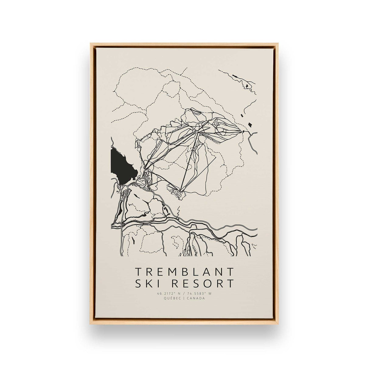 [Color:American Maple], Picture of art in a American Maple frame