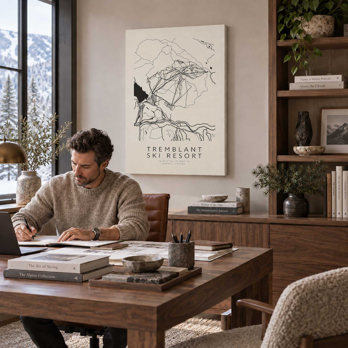 Picture of art in a room