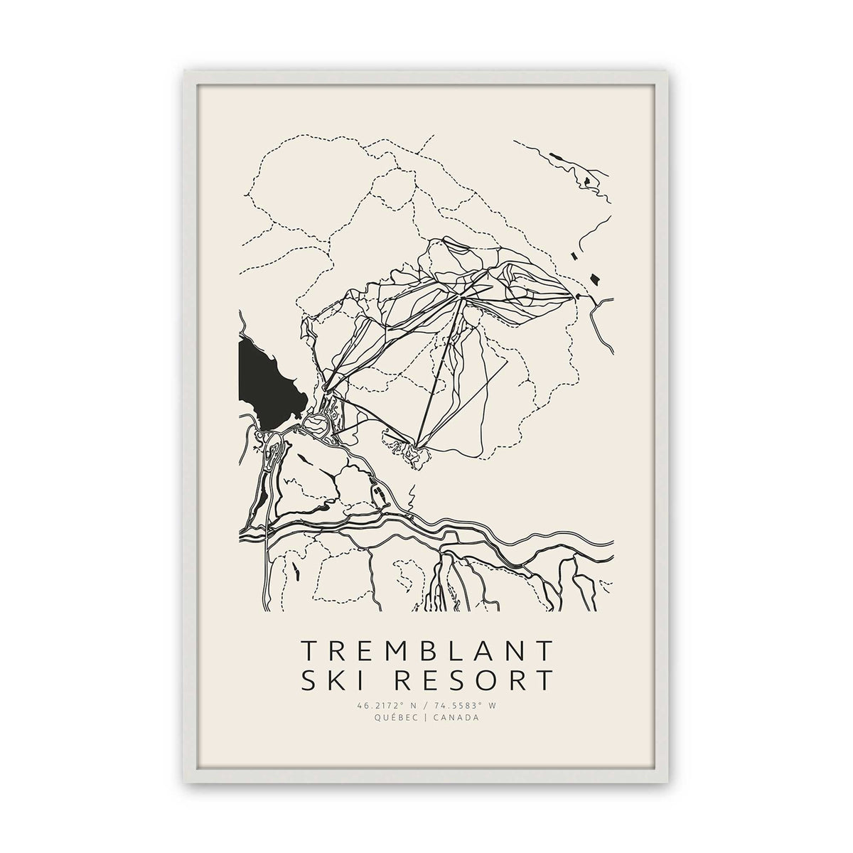 [Color:Opaque White], Picture of art in a Opaque White frame