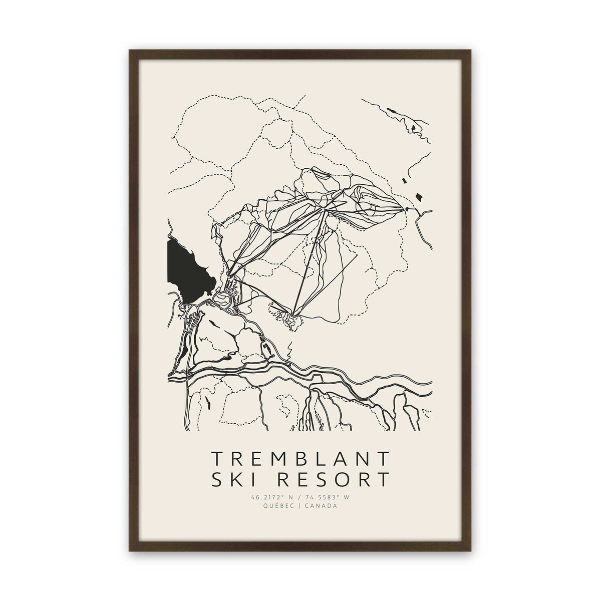 [Color:Belvinder Brown], Picture of art in a Belvinder Brown frame