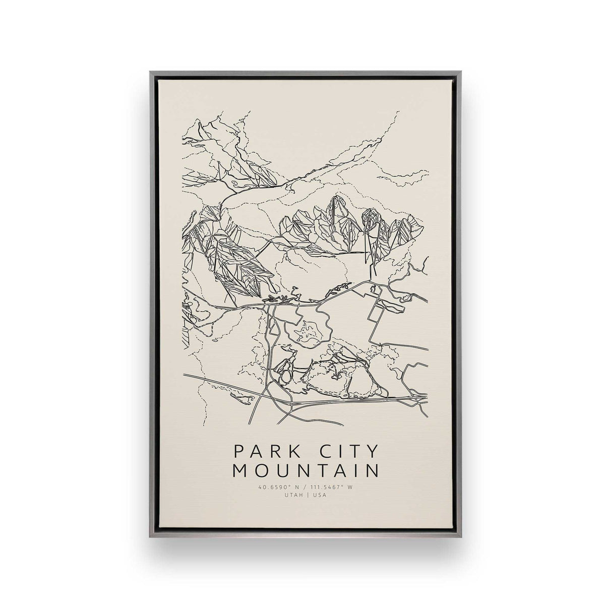 [Color:Polished Chrome], Picture of art in a Polished Chrome frame