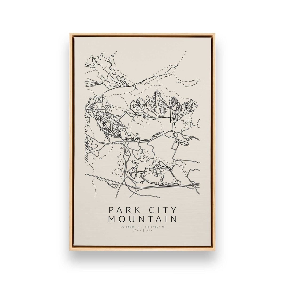 [Color:American Maple], Picture of art in a American Maple frame
