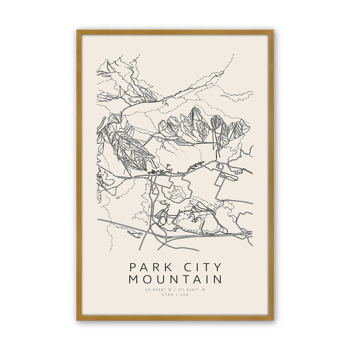[Color:Polished Gold], Picture of art in a Polished Gold frame
