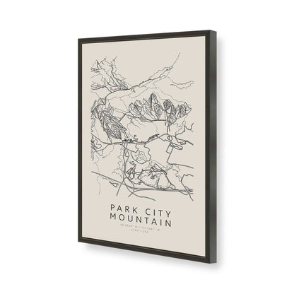 [Color:Satin Black], Picture of art in a Satin Black frame of the corner