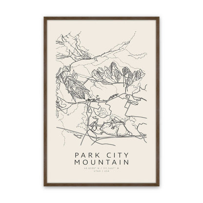 [Color:Walnut], Picture of art in a Walnut frame