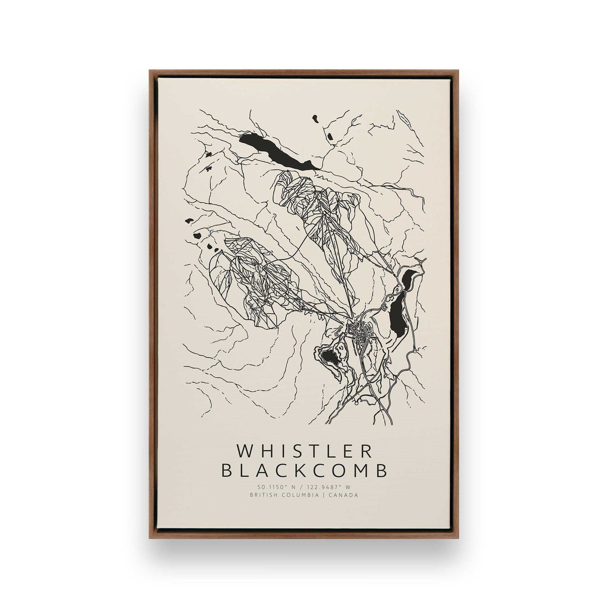 [Color:Walnut], Picture of art in a Walnut frame