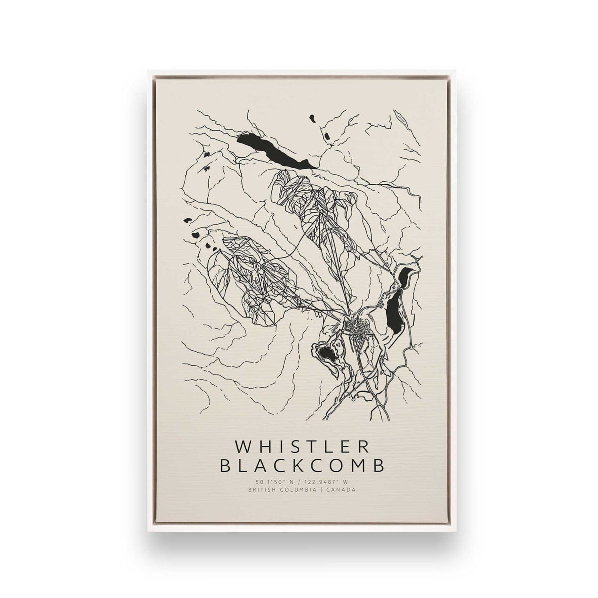 [Color:Opaque White], Picture of art in a White frame