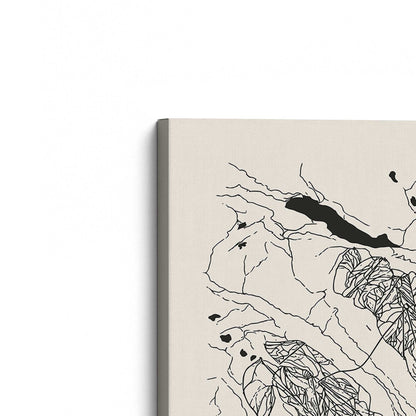 [Color:Stretched Canvas], Picture of the corner of the art