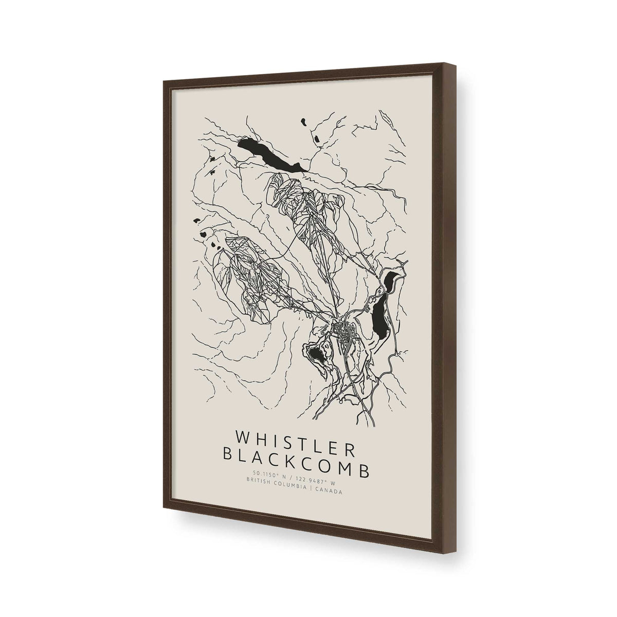 [Color:Belvinder Brown], Picture of art in a Belvinder Brown frame of the corner