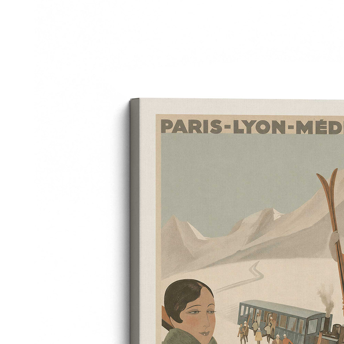 [Color:Stretched Canvas], Picture of the corner of the art