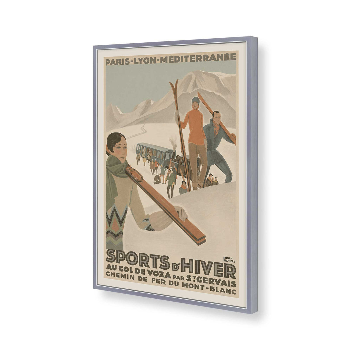 [Color:Polished Chrome], Picture of art in a Polished Chrome frame of the corner