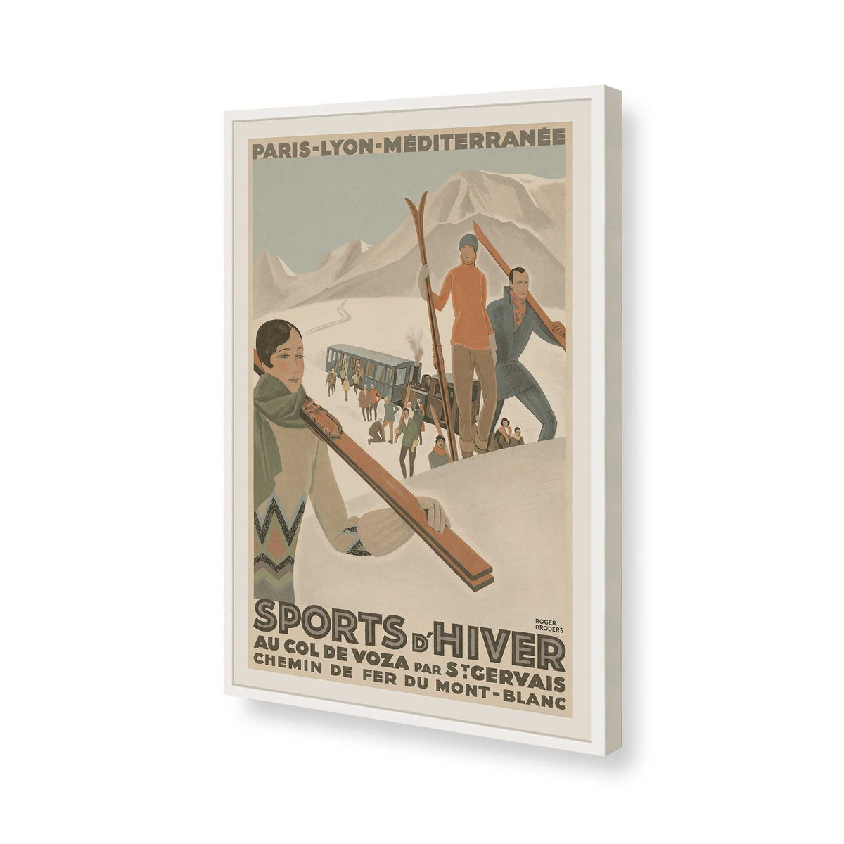 [Color:Opaque White], Picture of art in a Opaque White frame of the corner