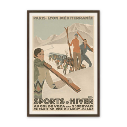 [Color:Brown], Picture of art in a Brown frame