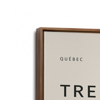 [Color:Walnut], Picture of art in a Walnut frame at an angle
