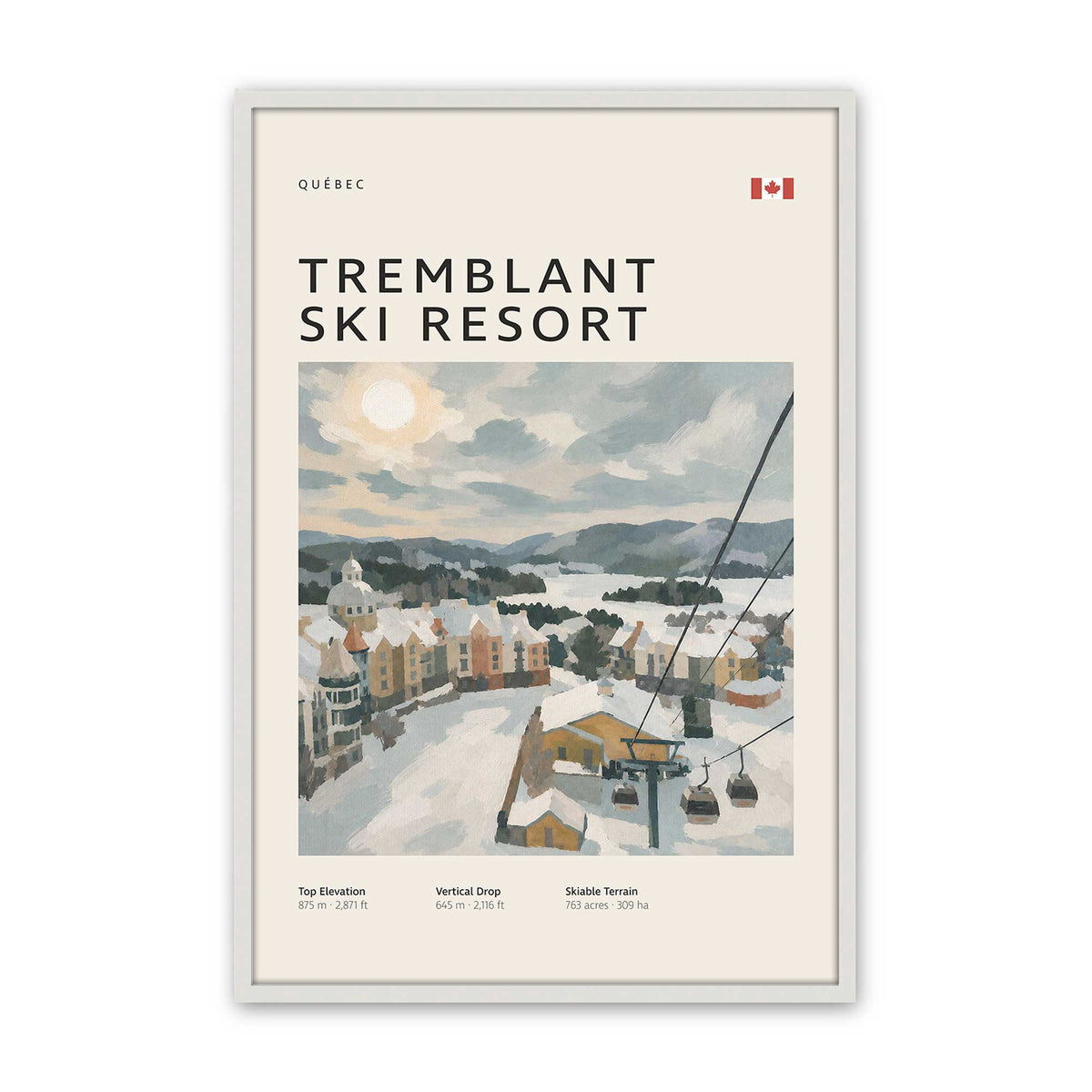 [Color:Opaque White], Picture of art in a Opaque White frame