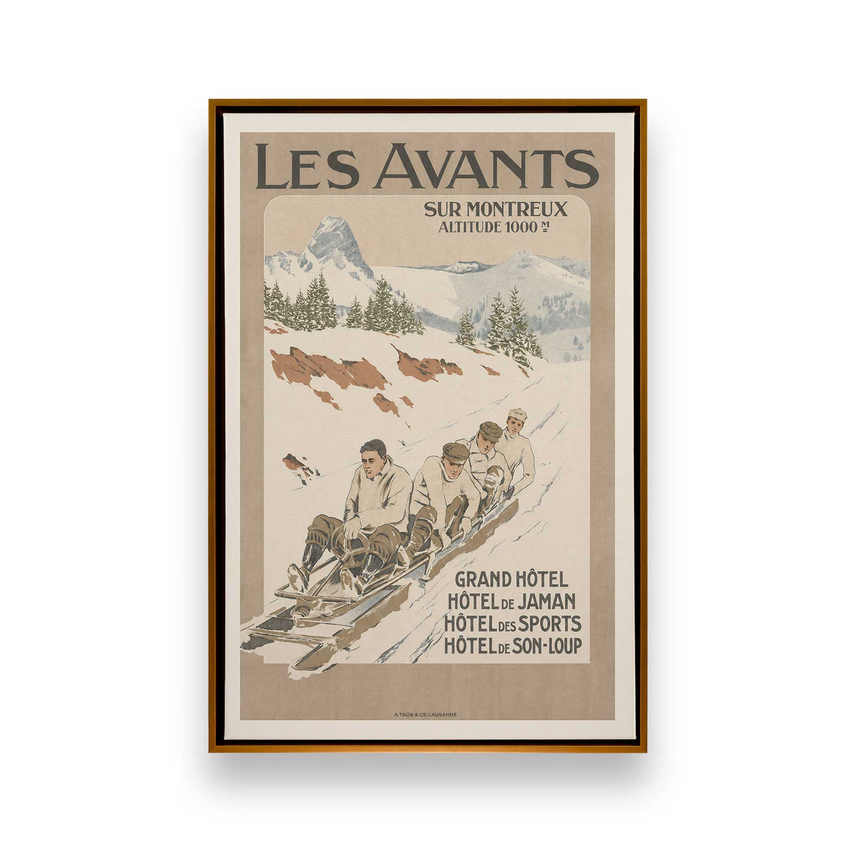 [Color:Polished Gold], Picture of art in a Polished Gold frame