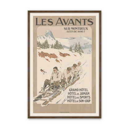 [Color:Walnut], Picture of art in a Walnut frame