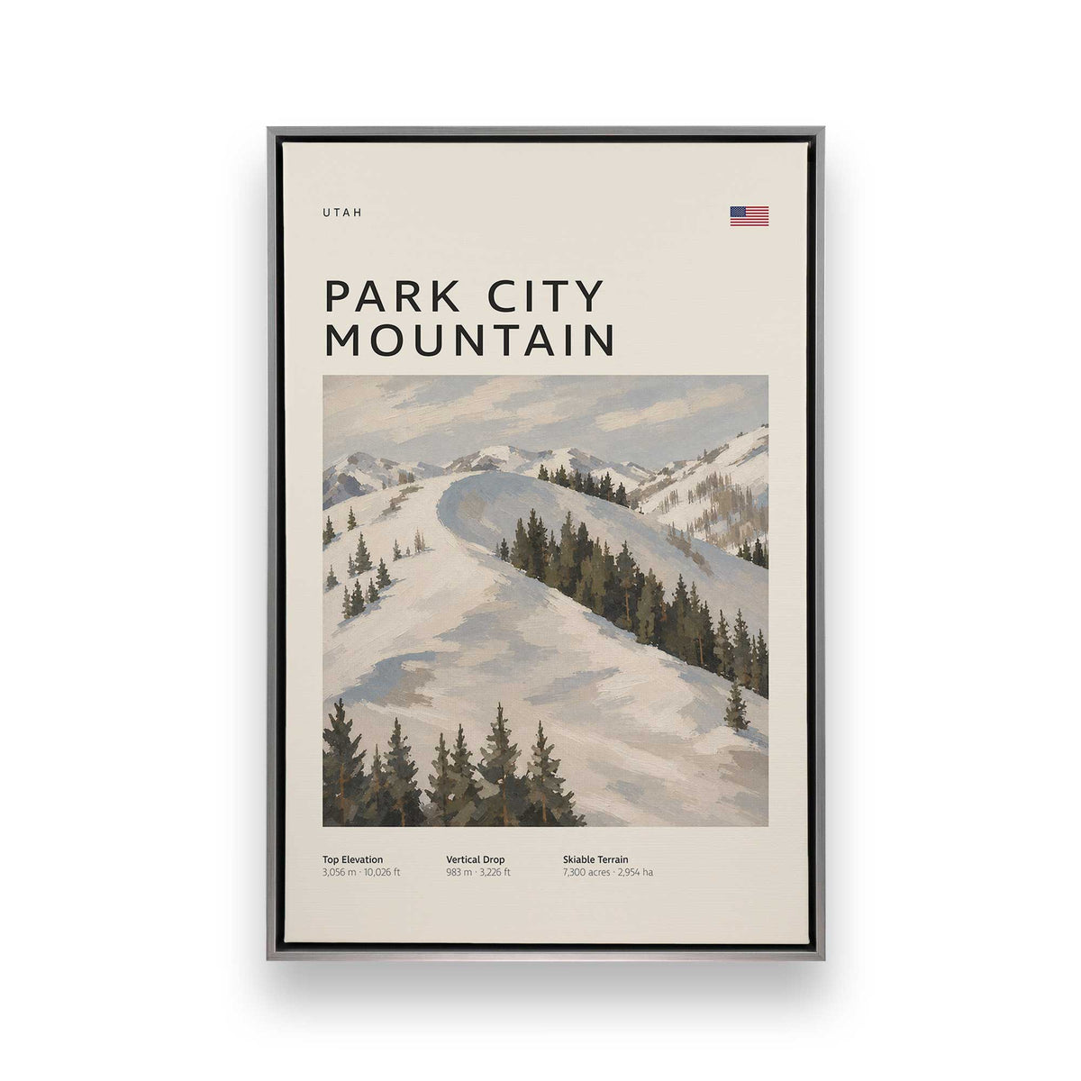 [Color:Polished Chrome], Picture of art in a Polished Chrome frame