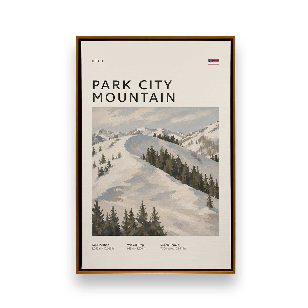 [Color:Polished Gold], Picture of art in a Polished Gold frame