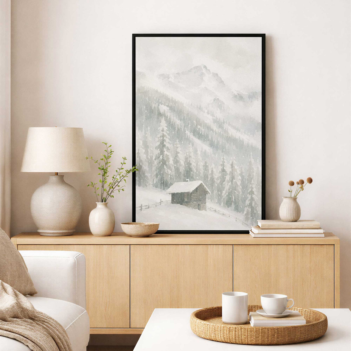 Picture of art in a room