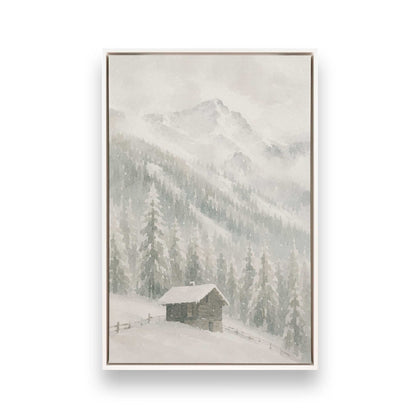 [Color:Opaque White], Picture of art in a White frame
