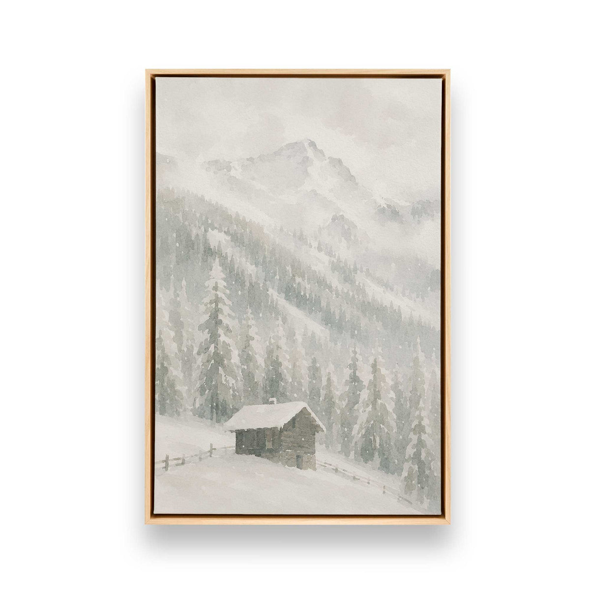 [Color:American Maple], Picture of art in a American Maple frame