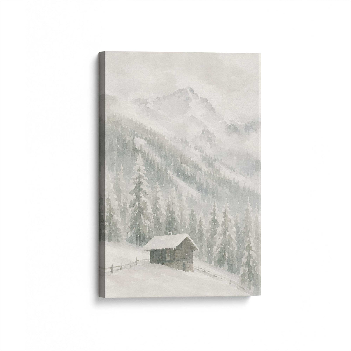 [Color:Stretched Canvas], Picture of art at an angle
