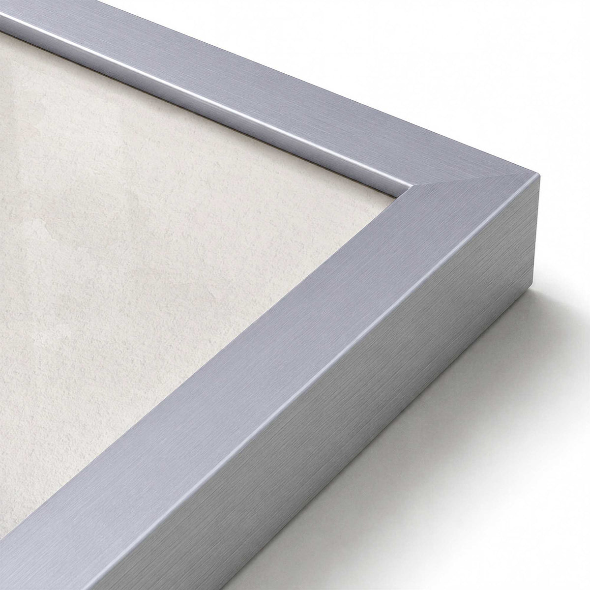[Color:Polished Chrome], Picture of art in a Polished Chrome frame at an angle