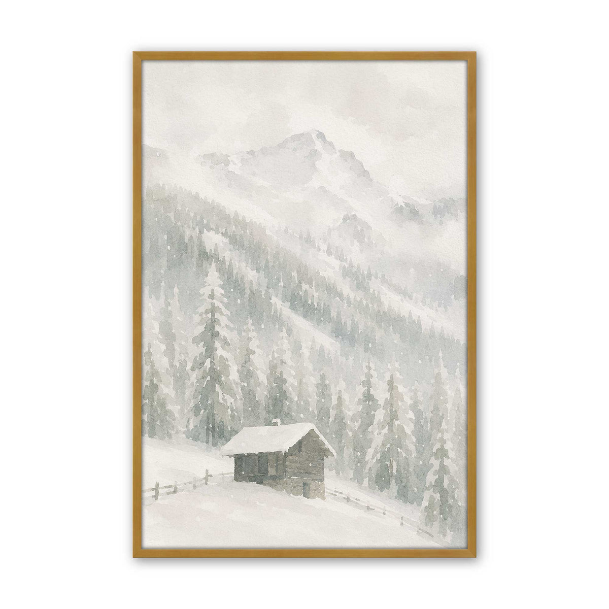 [Color:Polished Gold], Picture of art in a Polished Gold frame