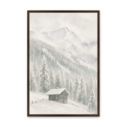 [Color:Brown], Picture of art in a Brown frame