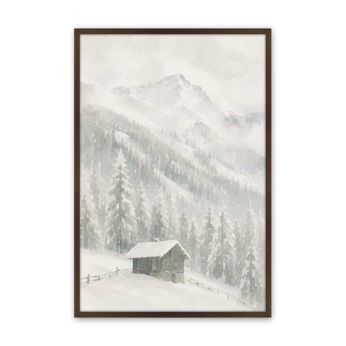 [Color:Belvinder Brown], Picture of art in a Belvinder Brown frame