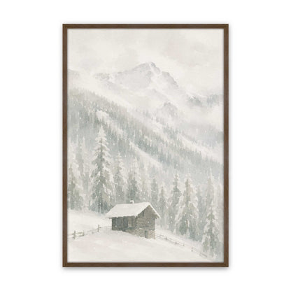 [Color:Walnut], Picture of art in a Walnut frame